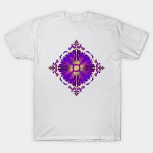 Azulejo - Portuguese Tile Purple T-Shirt